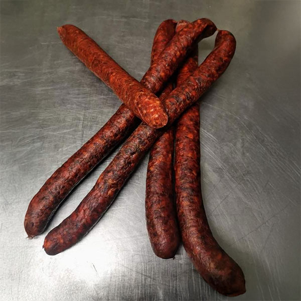 Údená domáca klobása Štipľavá